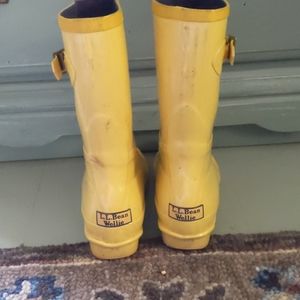 L.L. Bean Yellow Wellies